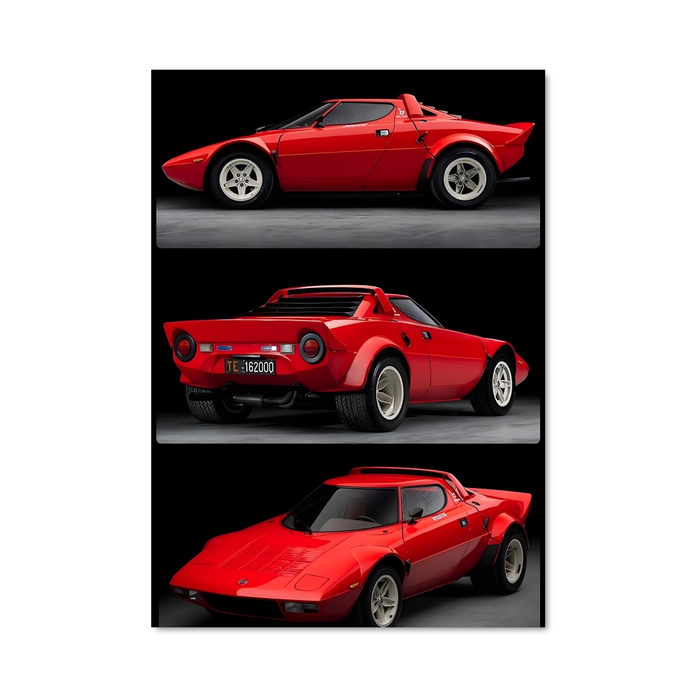Poster Stratos Rouge Admirez