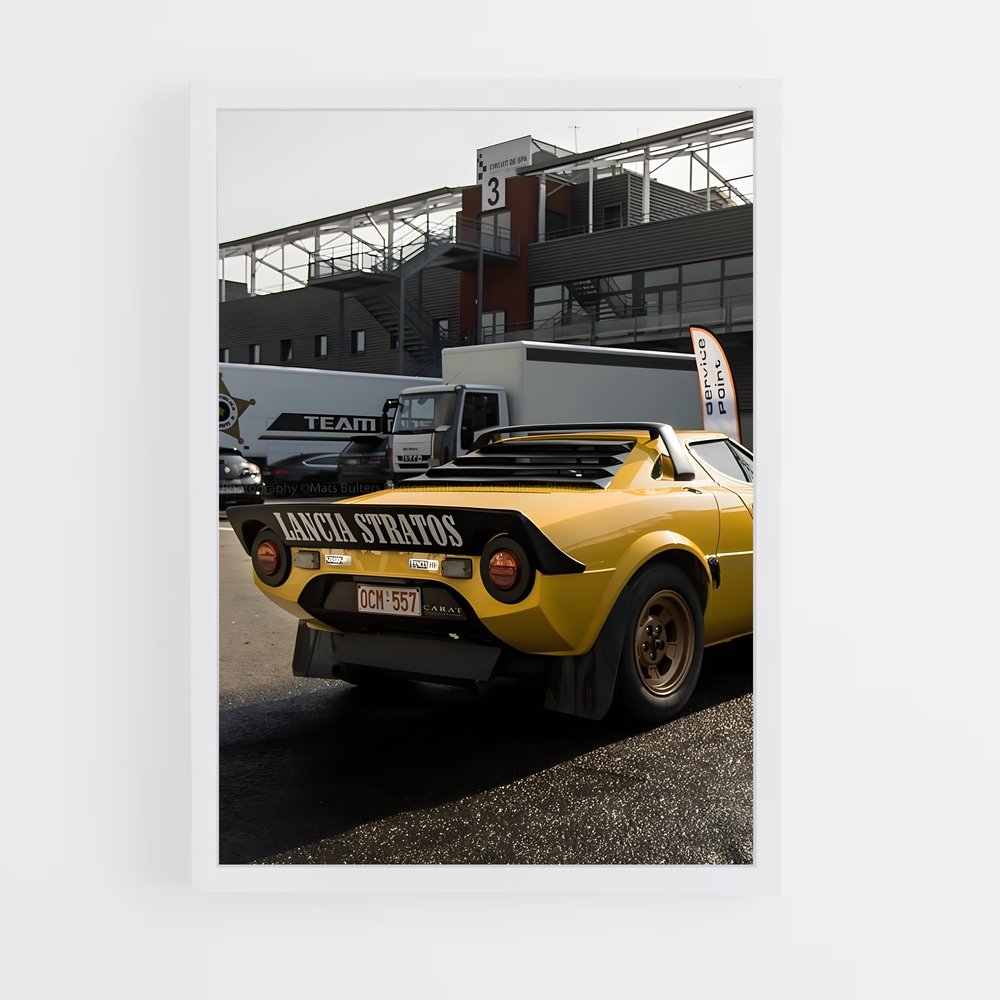 Poster Cité Jaune – affiche Lancia (vue 3)