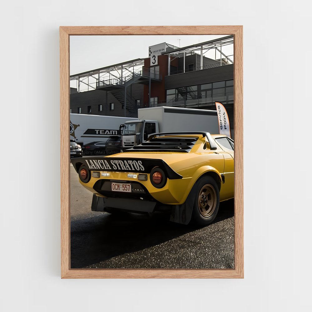 Poster Cité Jaune – affiche Lancia (vue 4)