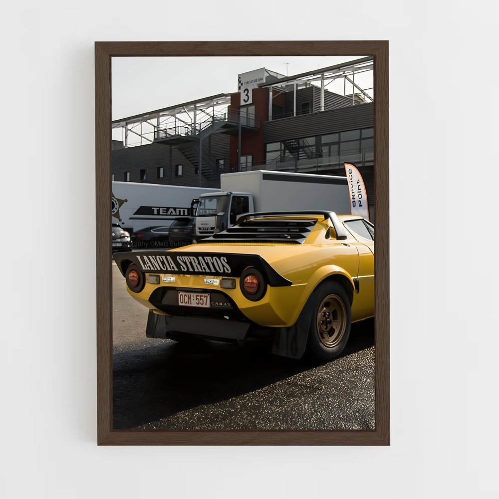 Poster Cité Jaune – affiche Lancia (vue 5)