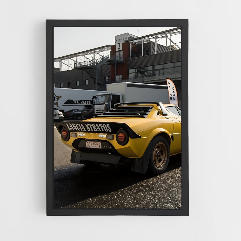 Poster Cité Jaune – affiche Lancia (vue 2)
