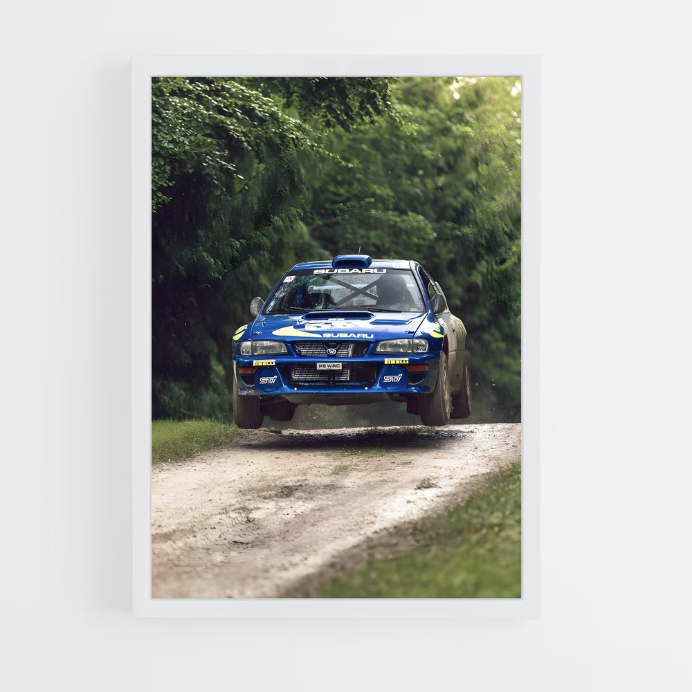 Poster Rallye Infini – affiche Subaru (vue 3)