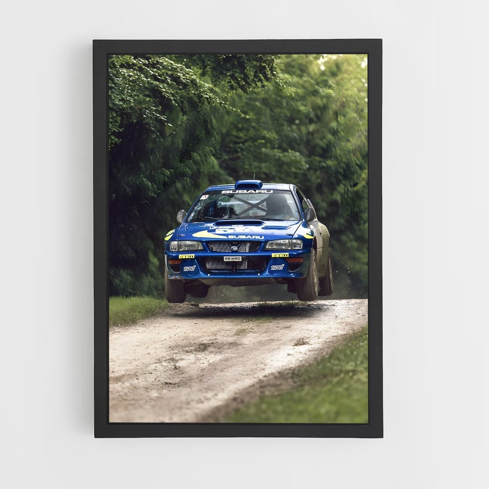 Poster Rallye Infini – affiche Subaru (vue 2)
