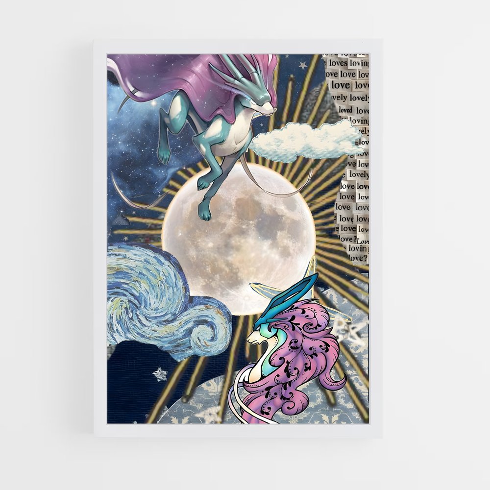 Poster Licorne Étoilée – affiche Pokemon (vue 3)