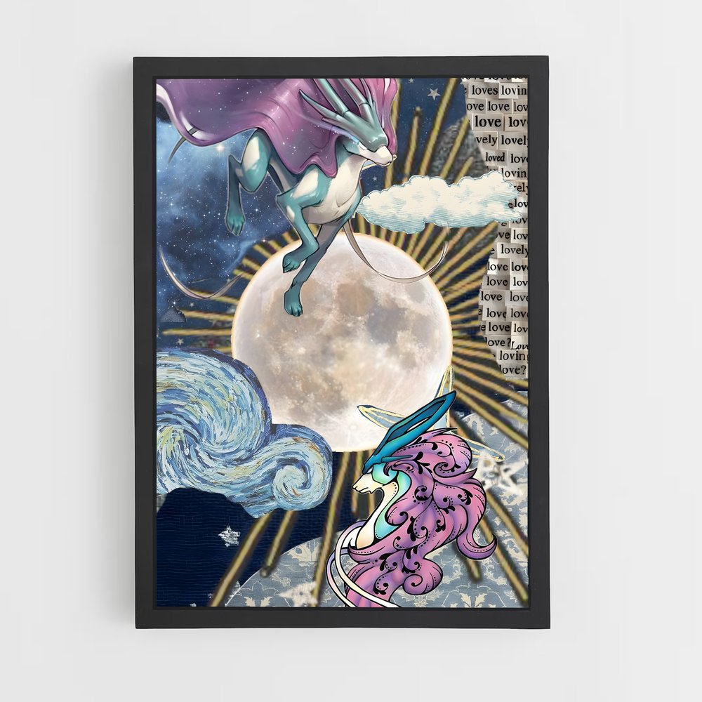 Poster Licorne Étoilée – affiche Pokemon (vue 2)