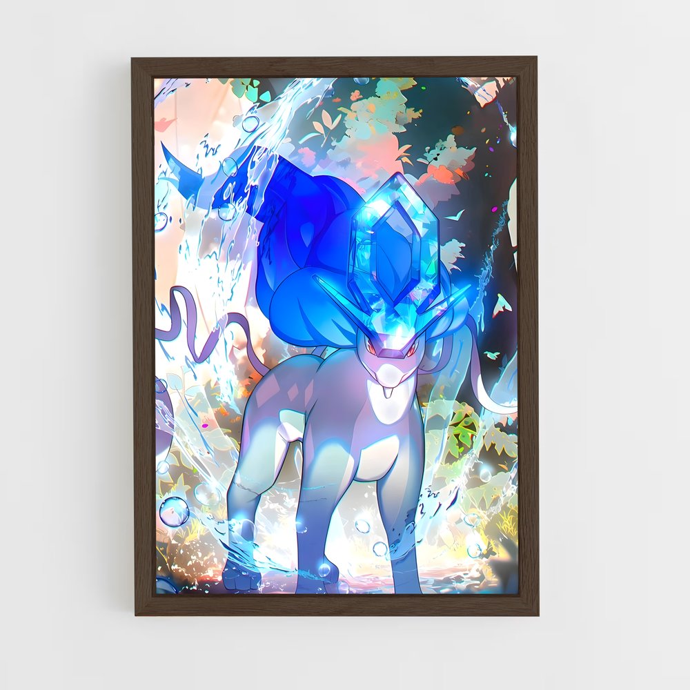 Poster Suicune Mystique – affiche Pokemon (vue 5)