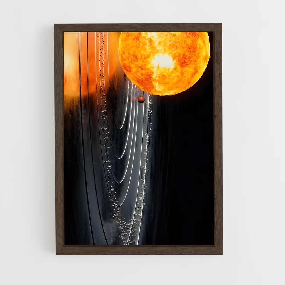 Poster Lancement Astéroïdal – affiche Système solaire (vue 5)