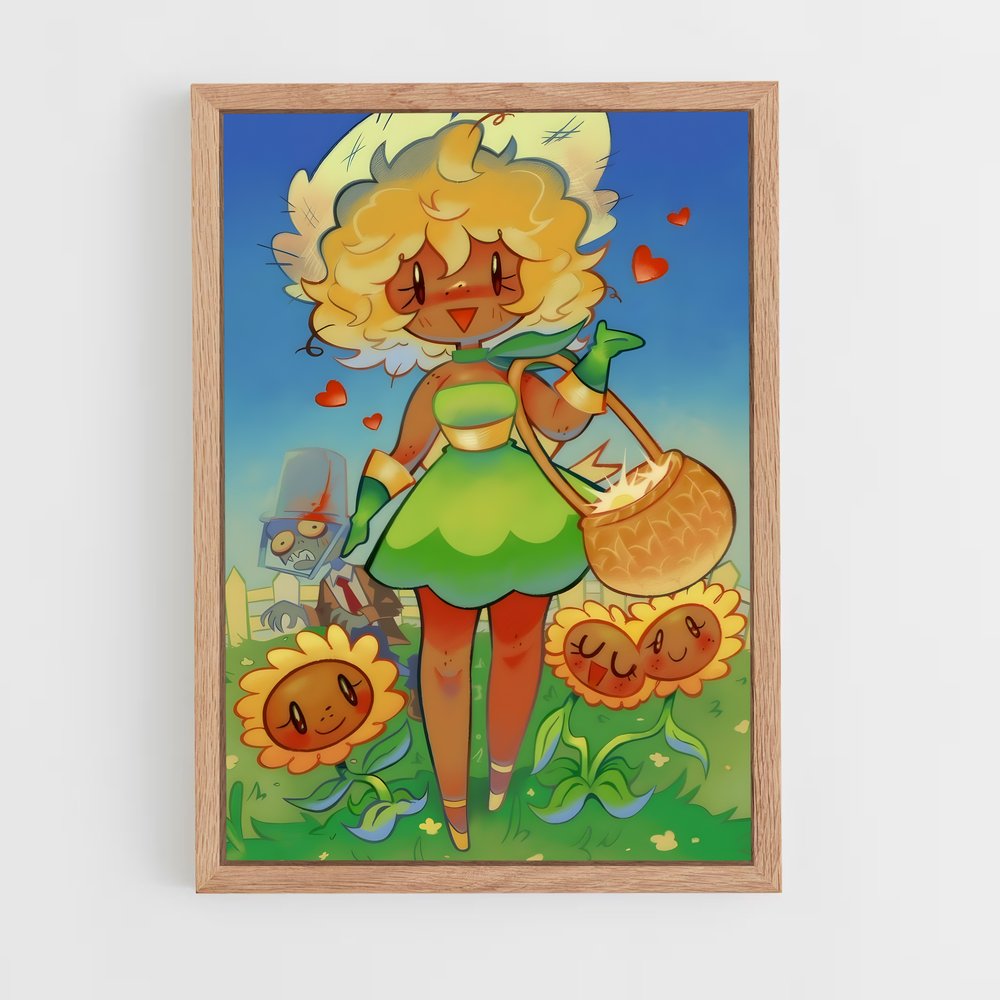 Poster Sunny Adventure – affiche Plants vs zombies (vue 4)
