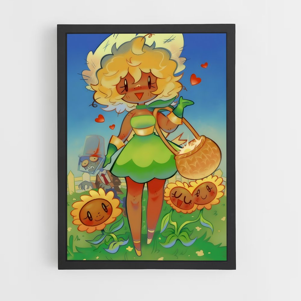 Poster Sunny Adventure – affiche Plants vs zombies (vue 2)