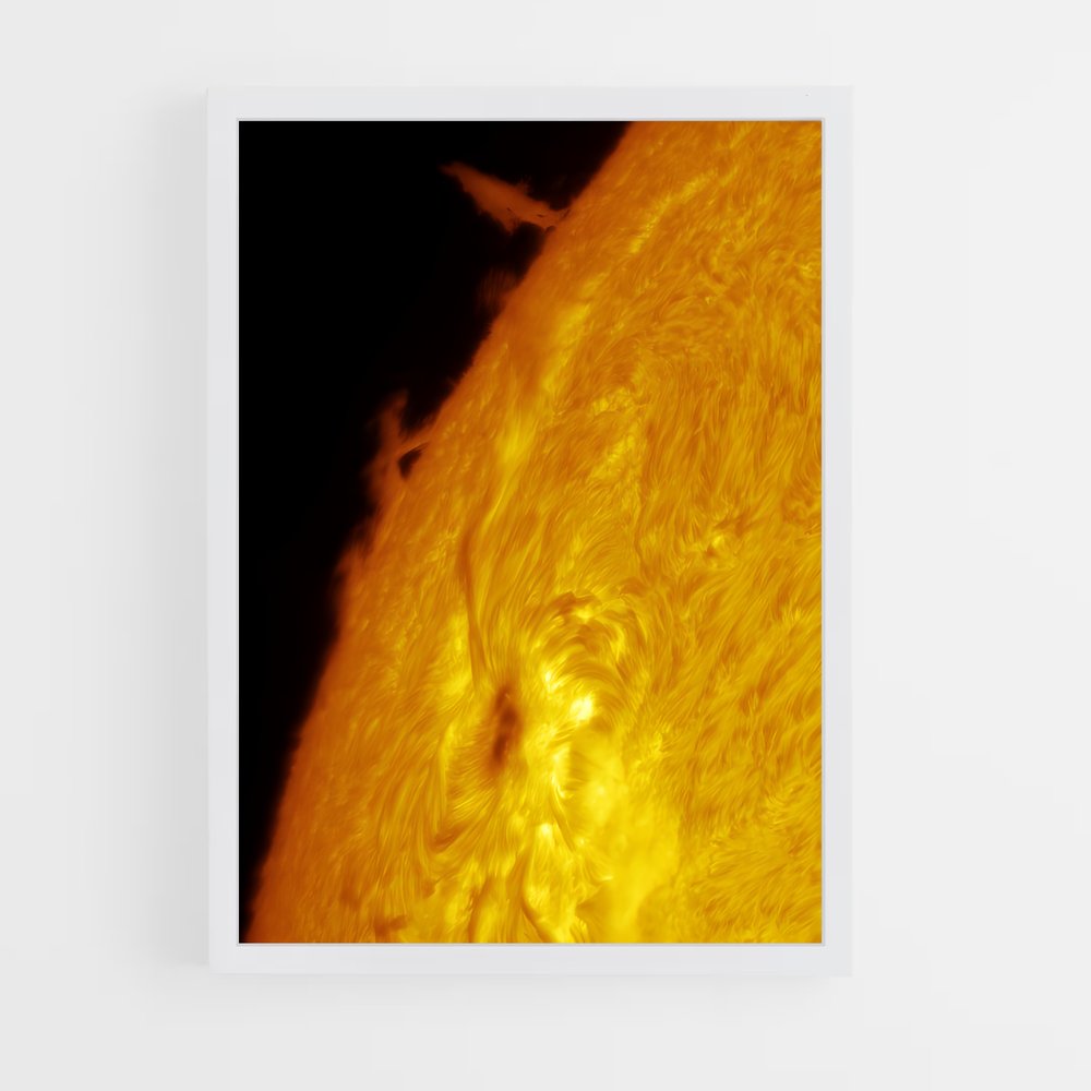 Poster Soleil Éblouissant – affiche Système solaire (vue 3)