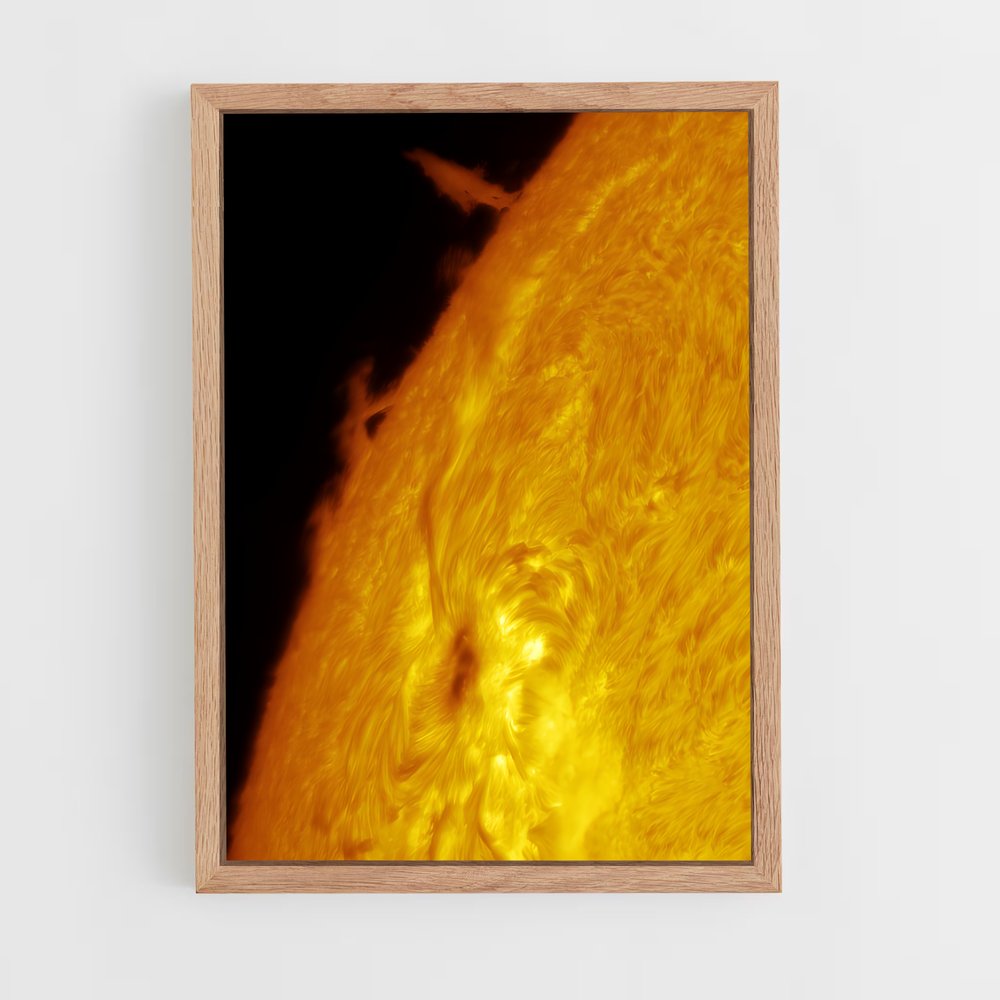 Poster Soleil Éblouissant – affiche Système solaire (vue 4)