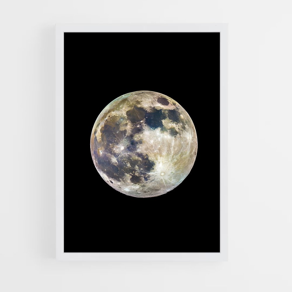 Poster Supermoon Éblouissante – affiche Univers (vue 3)