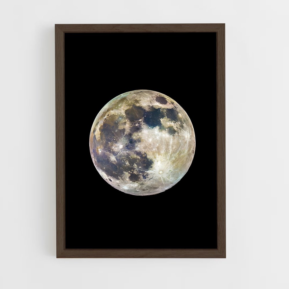 Poster Supermoon Éblouissante – affiche Univers (vue 5)
