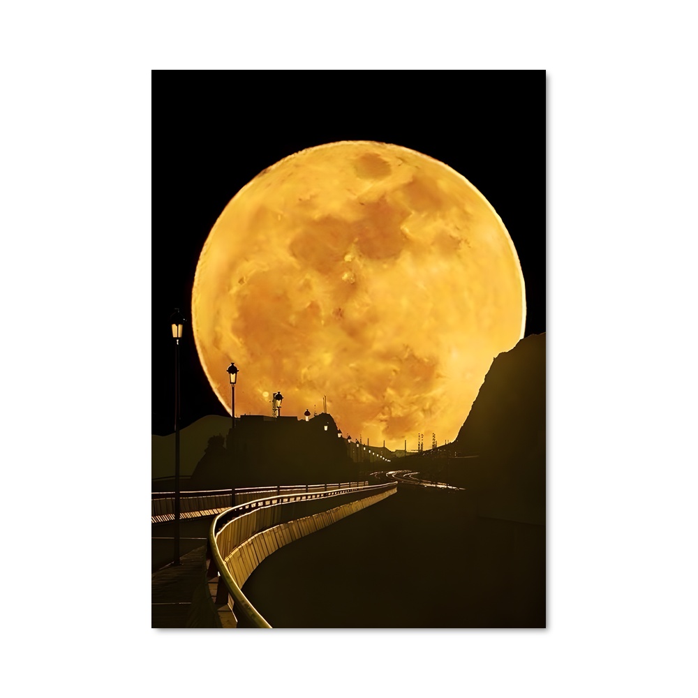 Poster splendide Lune Super