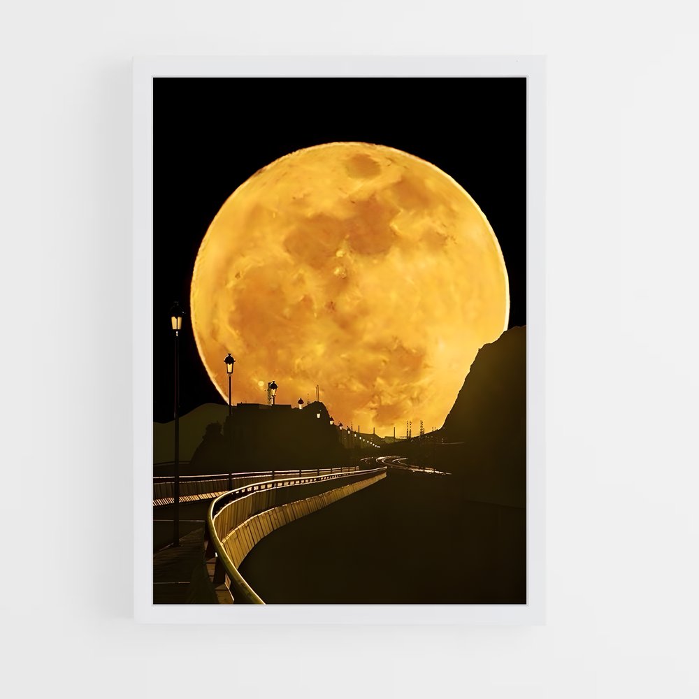 Poster splendide Lune Super – affiche Univers (vue 3)