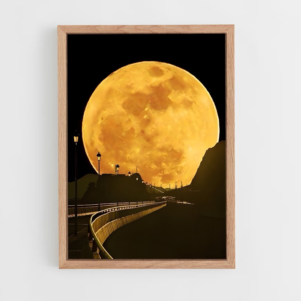 Poster splendide Lune Super – affiche Univers (vue 4)