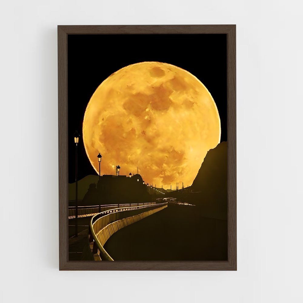 Poster splendide Lune Super – affiche Univers (vue 5)
