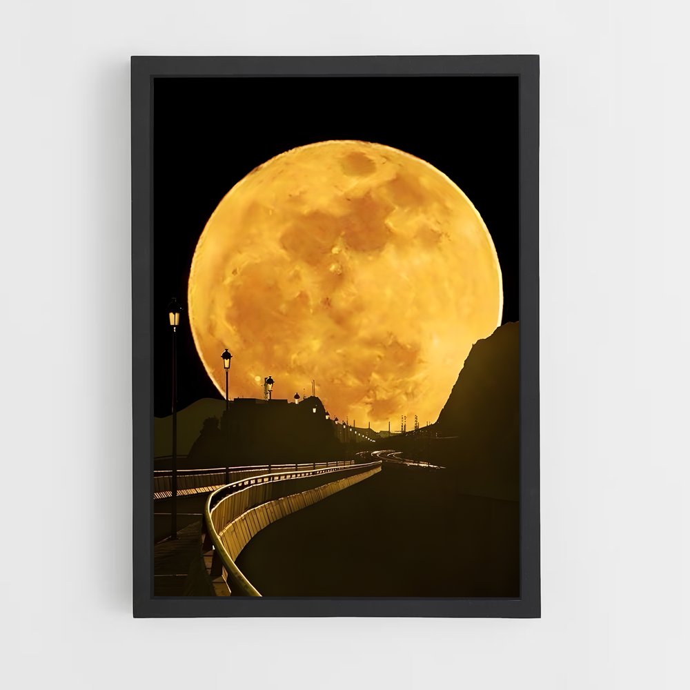 Poster splendide Lune Super – affiche Univers (vue 2)