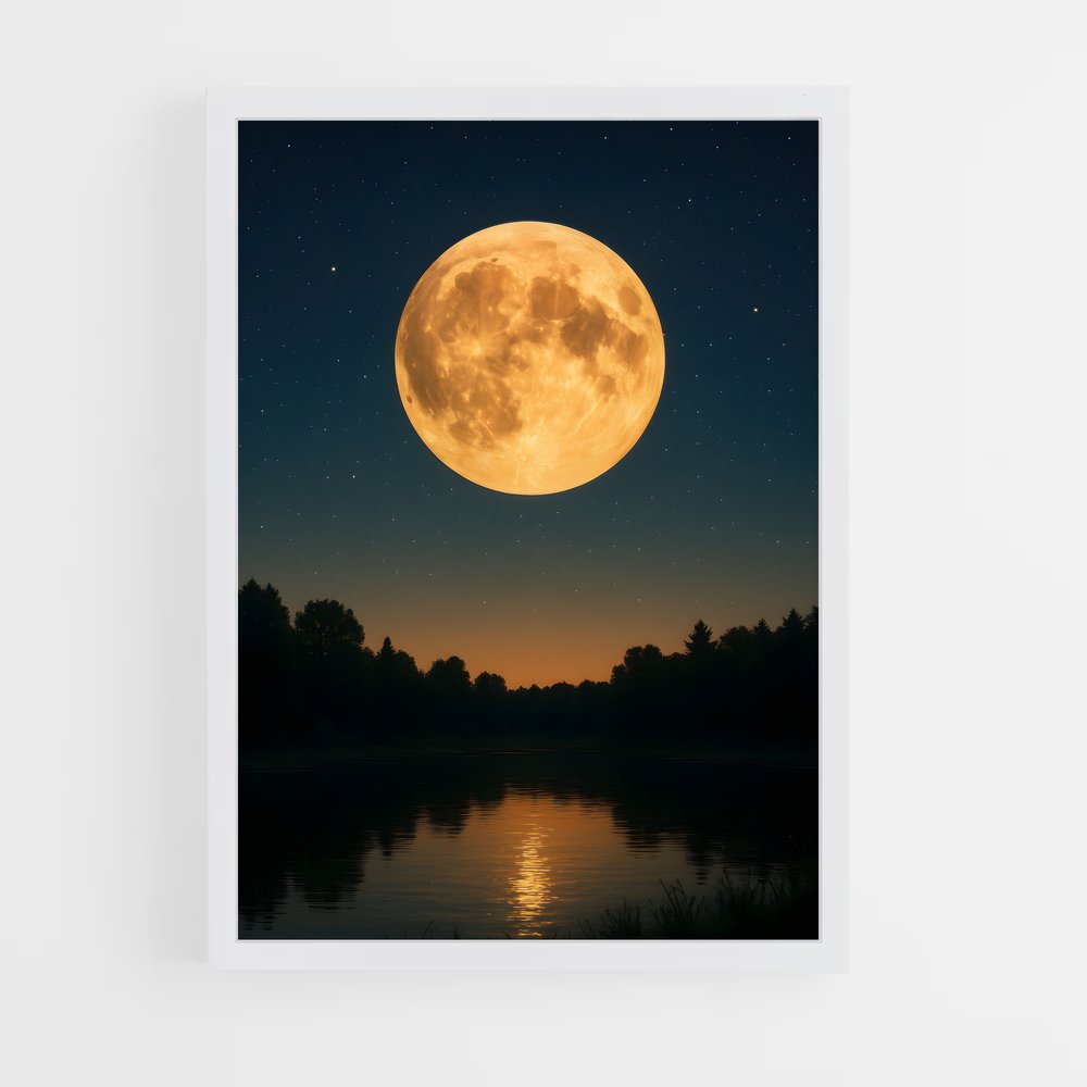 Poster Lune Super éblouissante – affiche Univers (vue 3)
