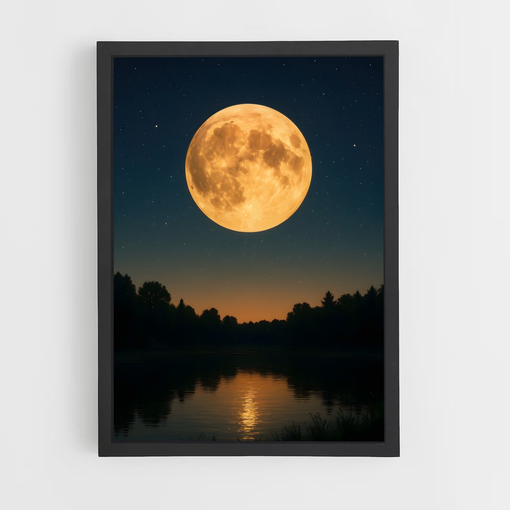 Poster Lune Super éblouissante – affiche Univers (vue 2)