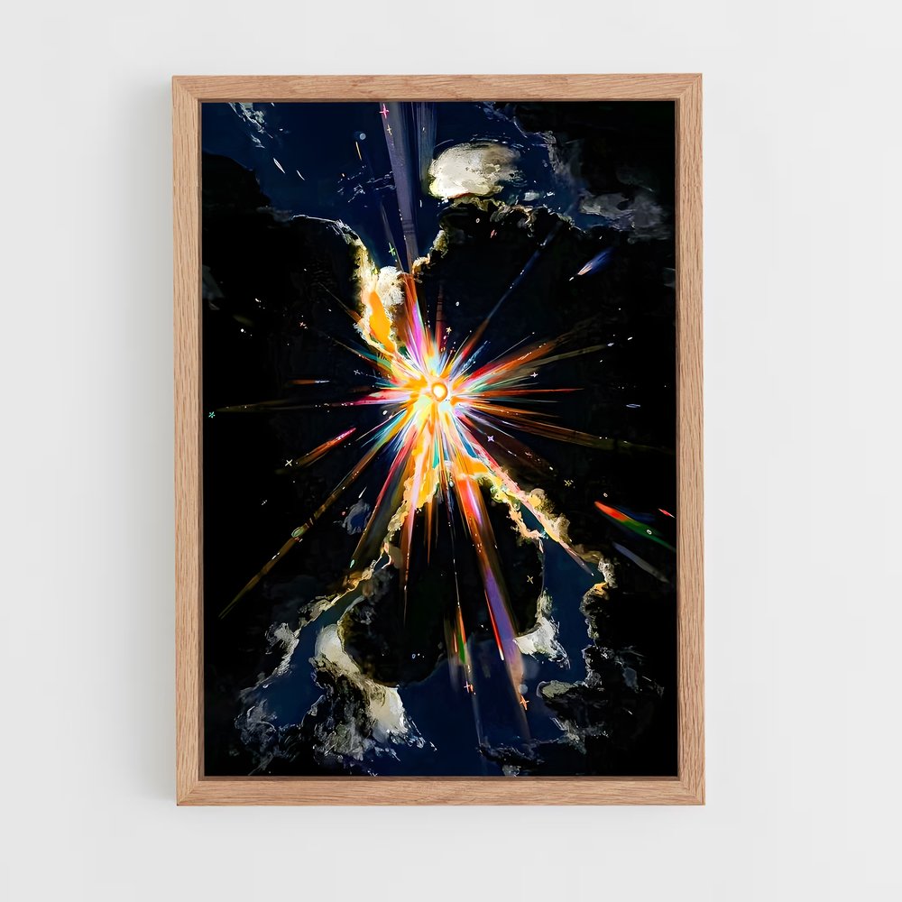 Poster Étoile Explosive – affiche Étoiles (vue 4)