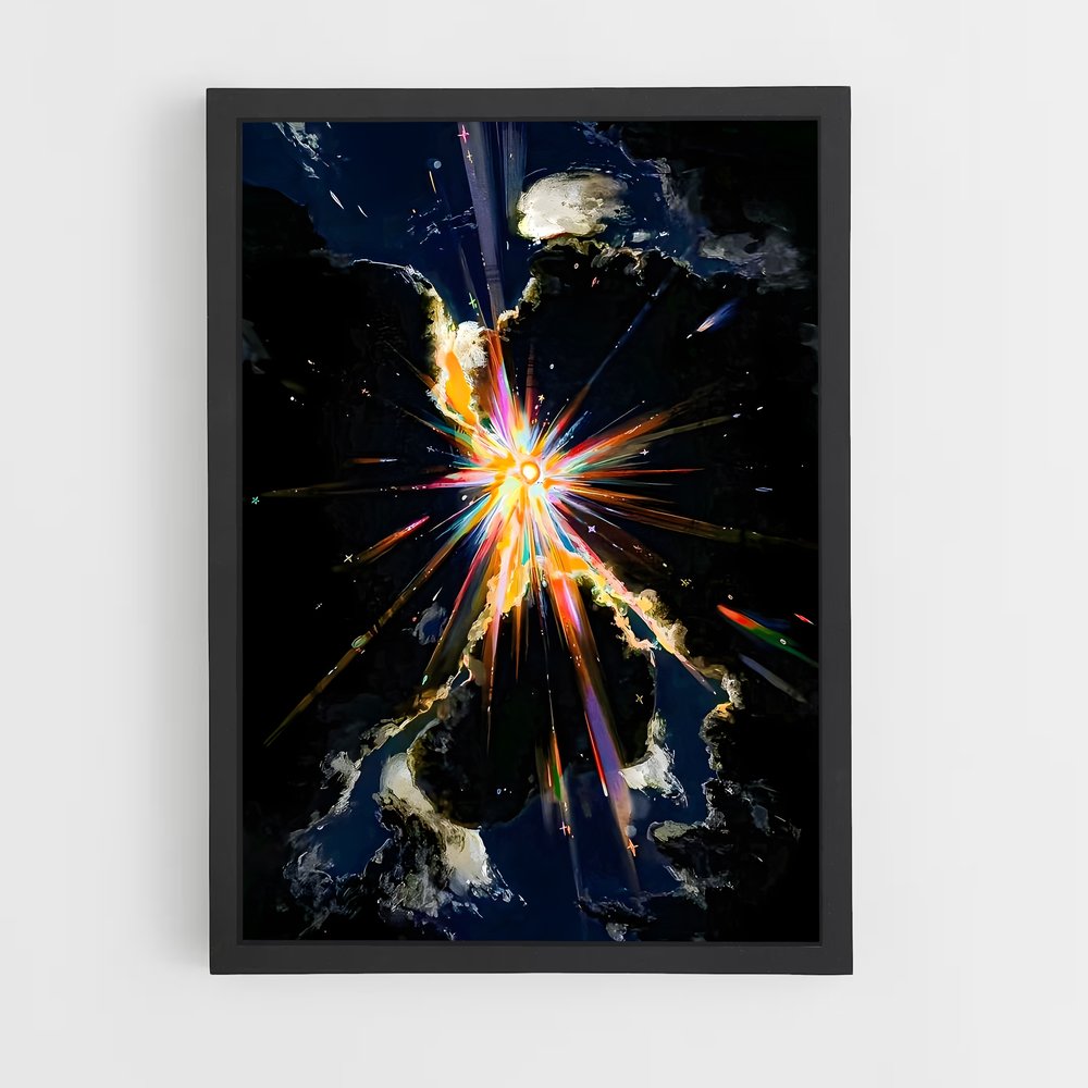 Poster Étoile Explosive – affiche Étoiles (vue 2)