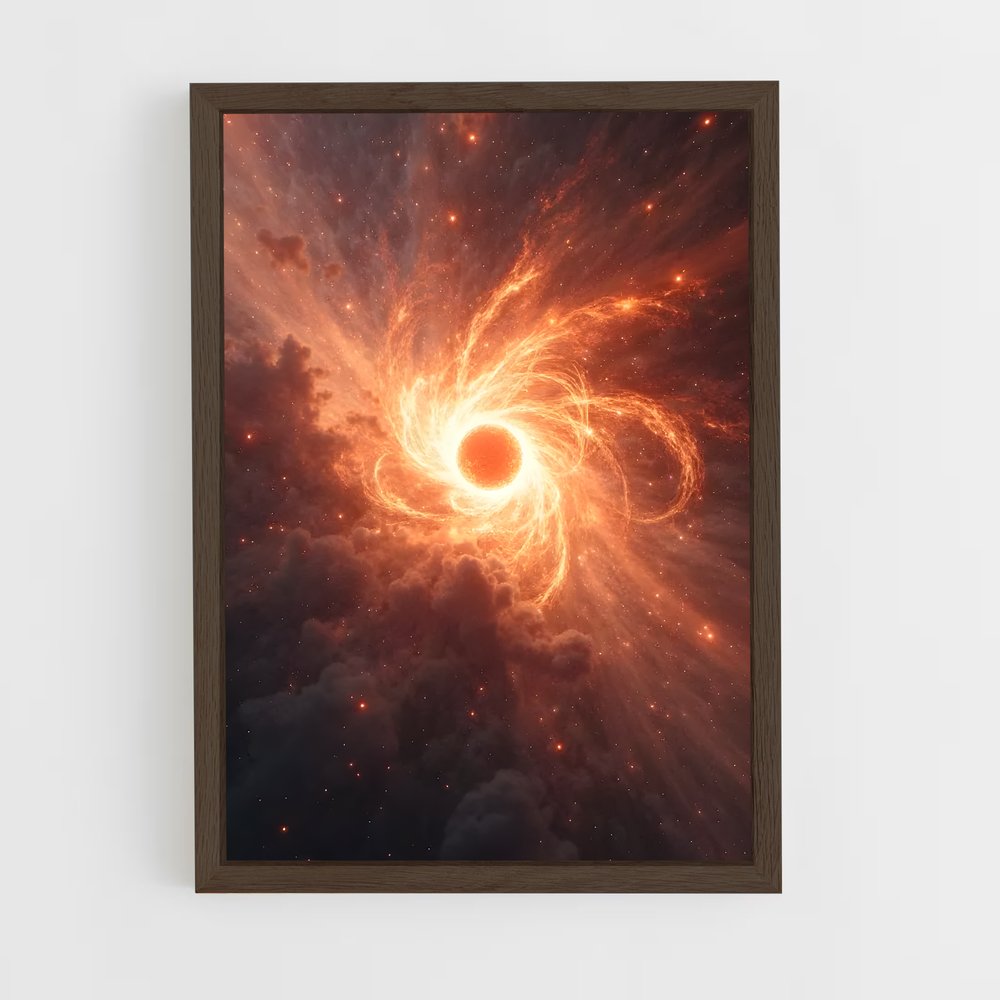 Poster Trou Noir Éclatant – affiche Étoiles (vue 5)
