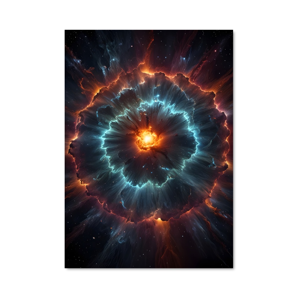 Poster Explosion Stellaire Resplendissante