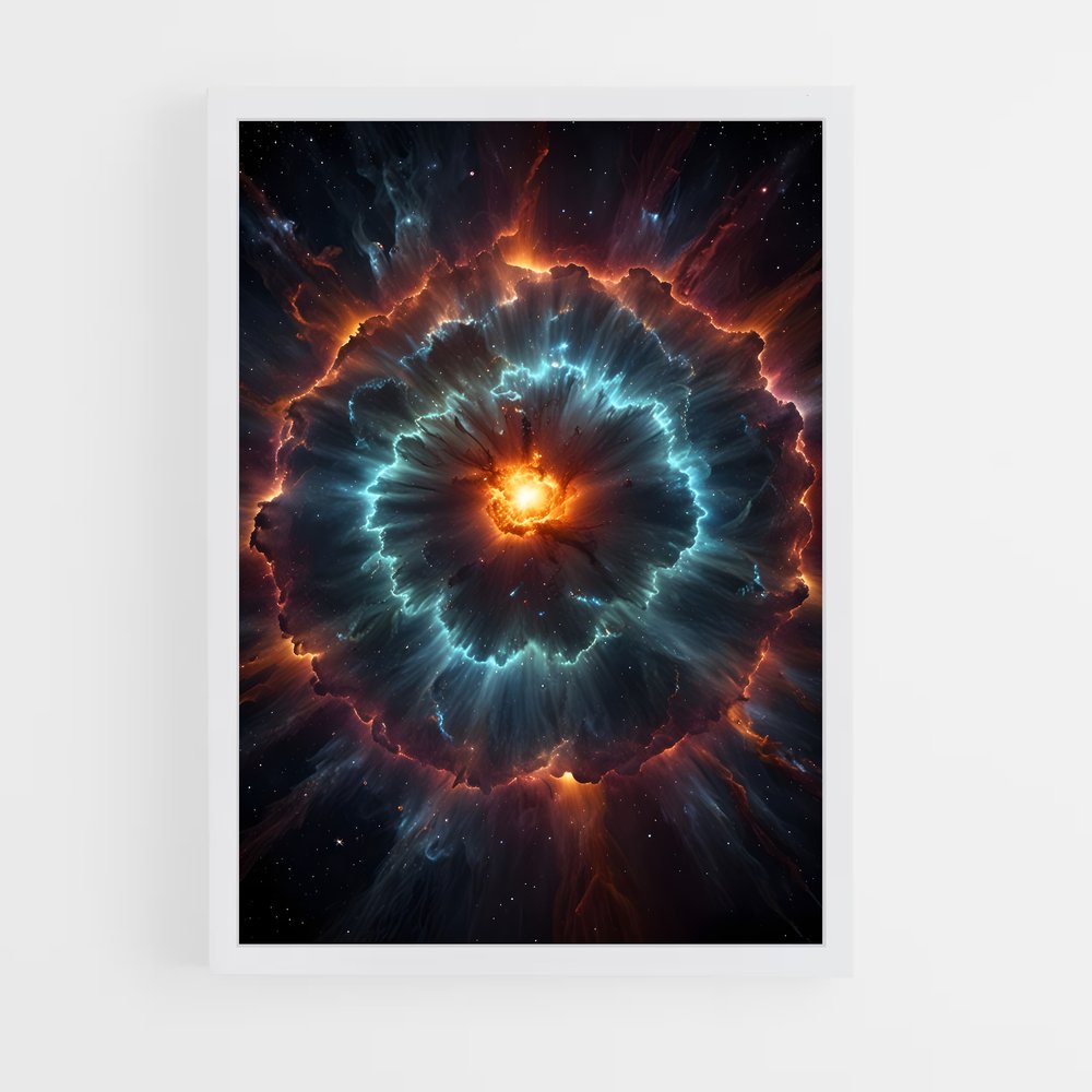 Poster Explosion Stellaire Resplendissante – affiche Étoiles (vue 3)