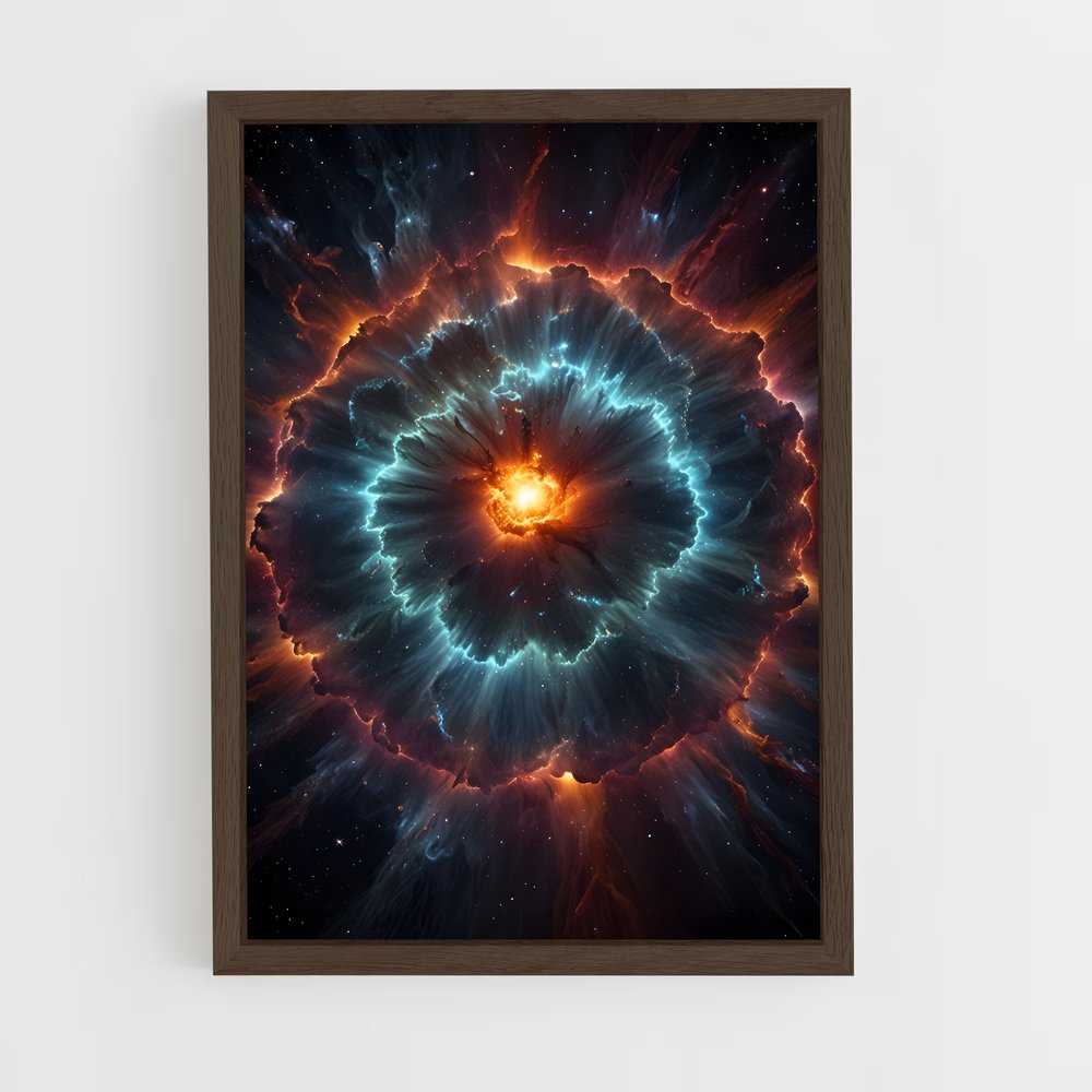 Poster Explosion Stellaire Resplendissante – affiche Étoiles (vue 5)