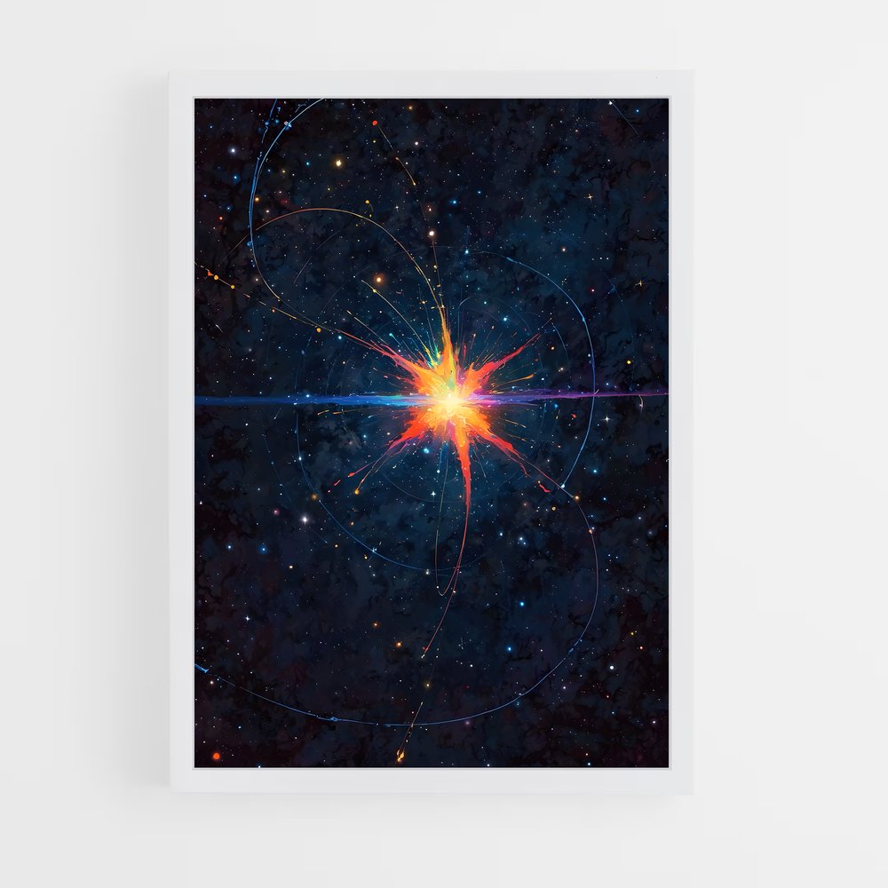 Poster Étoile Supernova – affiche Étoiles (vue 3)