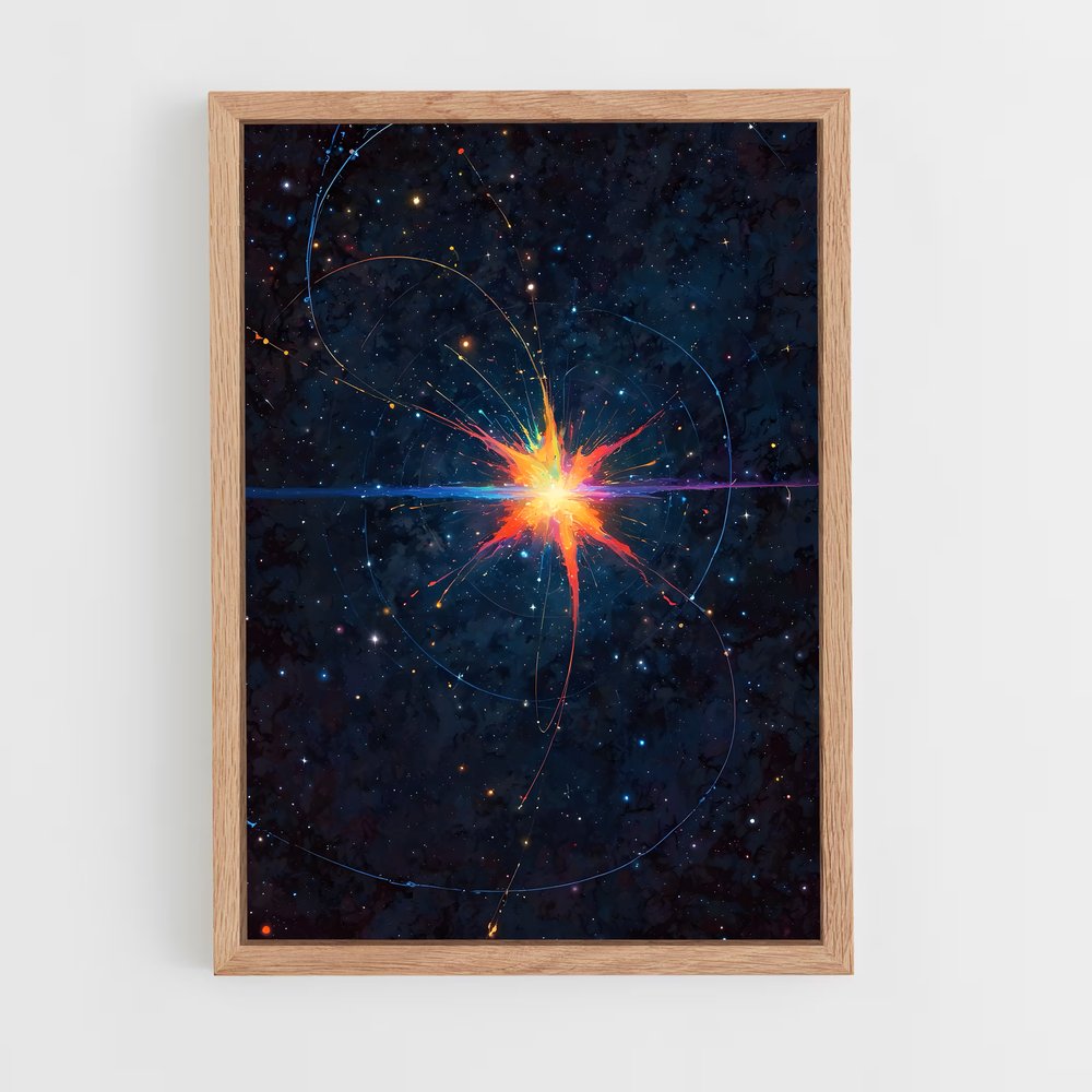 Poster Étoile Supernova – affiche Étoiles (vue 4)