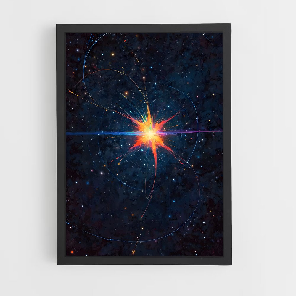 Poster Étoile Supernova – affiche Étoiles (vue 2)