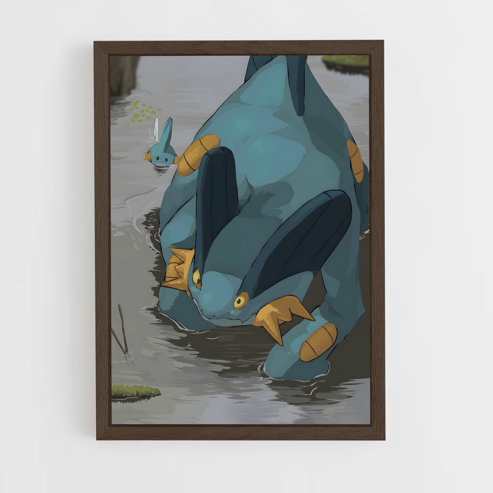 Poster Swampert Relax – affiche Pokemon (vue 5)