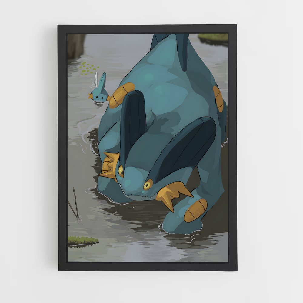 Poster Swampert Relax – affiche Pokemon (vue 2)