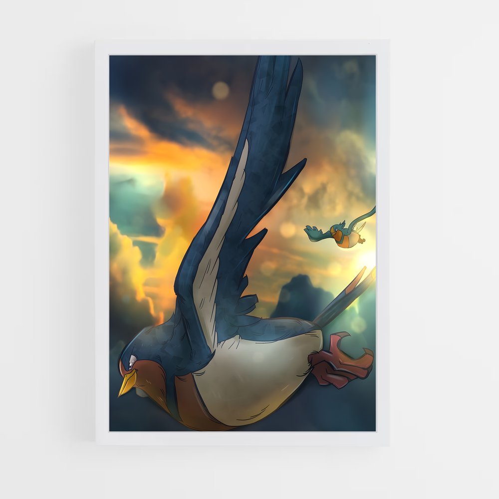 Poster Envol Éthéré – affiche Pokemon (vue 3)