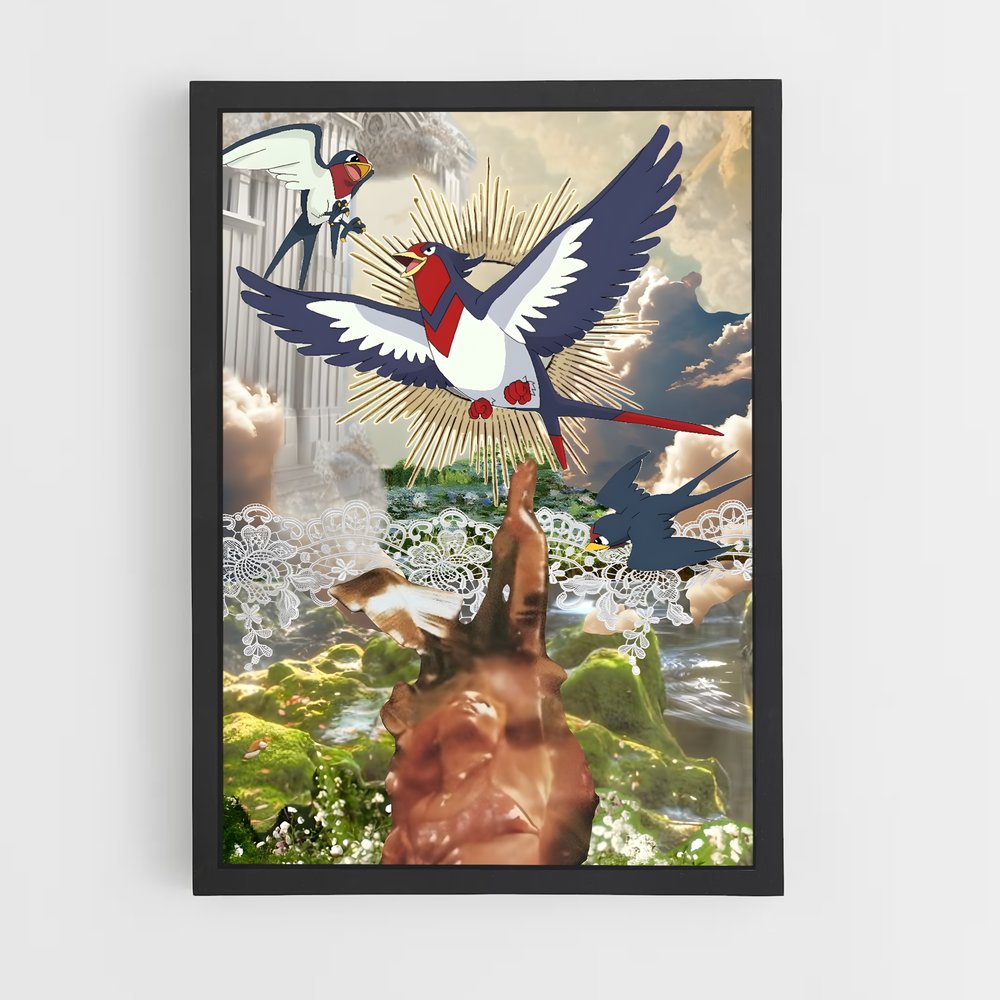 Poster L'Envol Urbain – affiche Pokemon (vue 2)