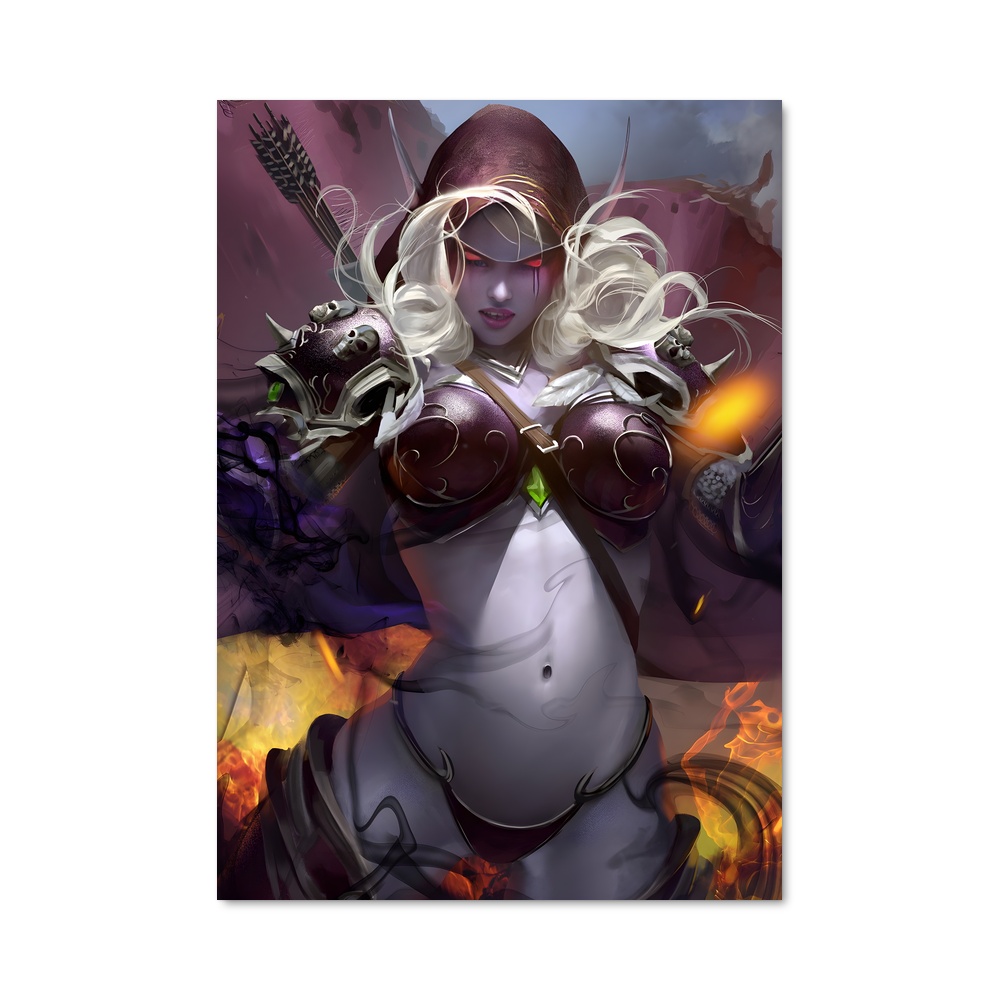 Poster La Guerrière Éthérée – affiche World of Warcraft