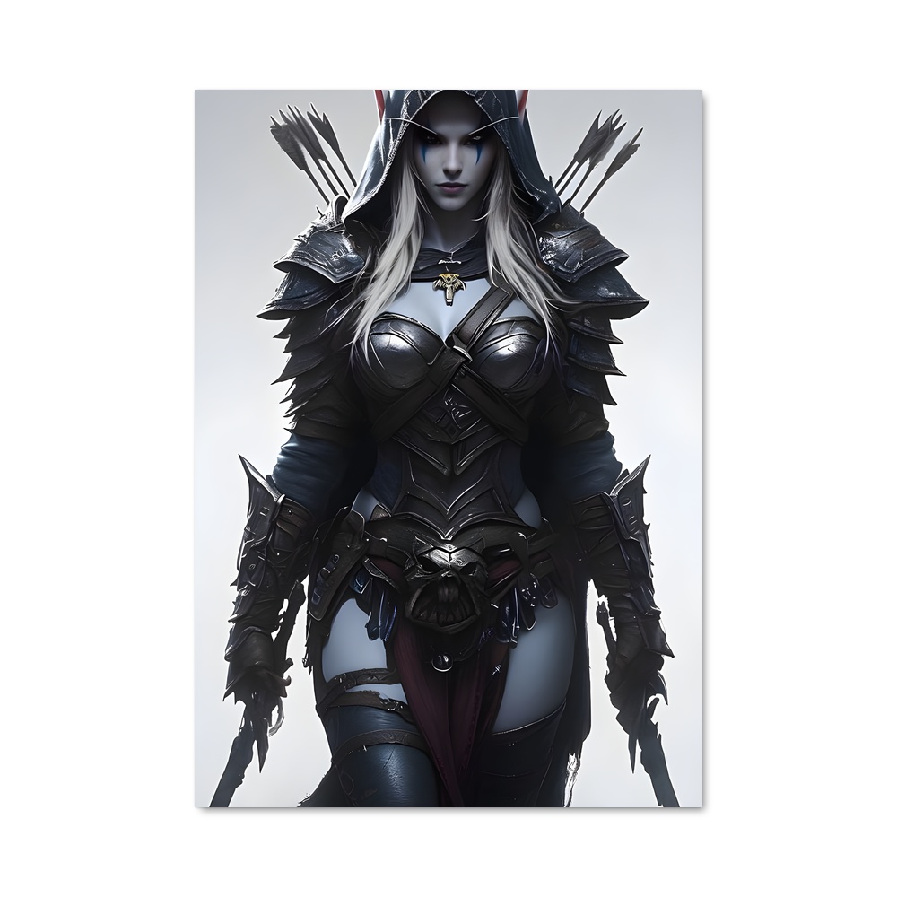 Poster Démone Élégante – affiche World of Warcraft