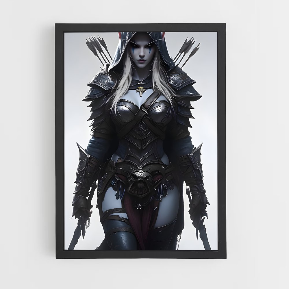 Poster Démone Élégante – affiche World of Warcraft (vue 2)