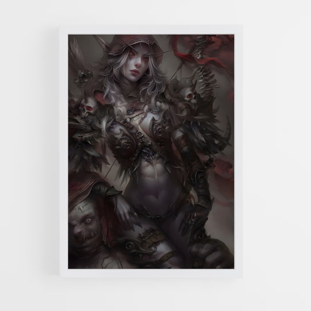 Poster Sylvanas côté – affiche World of Warcraft (vue 3)