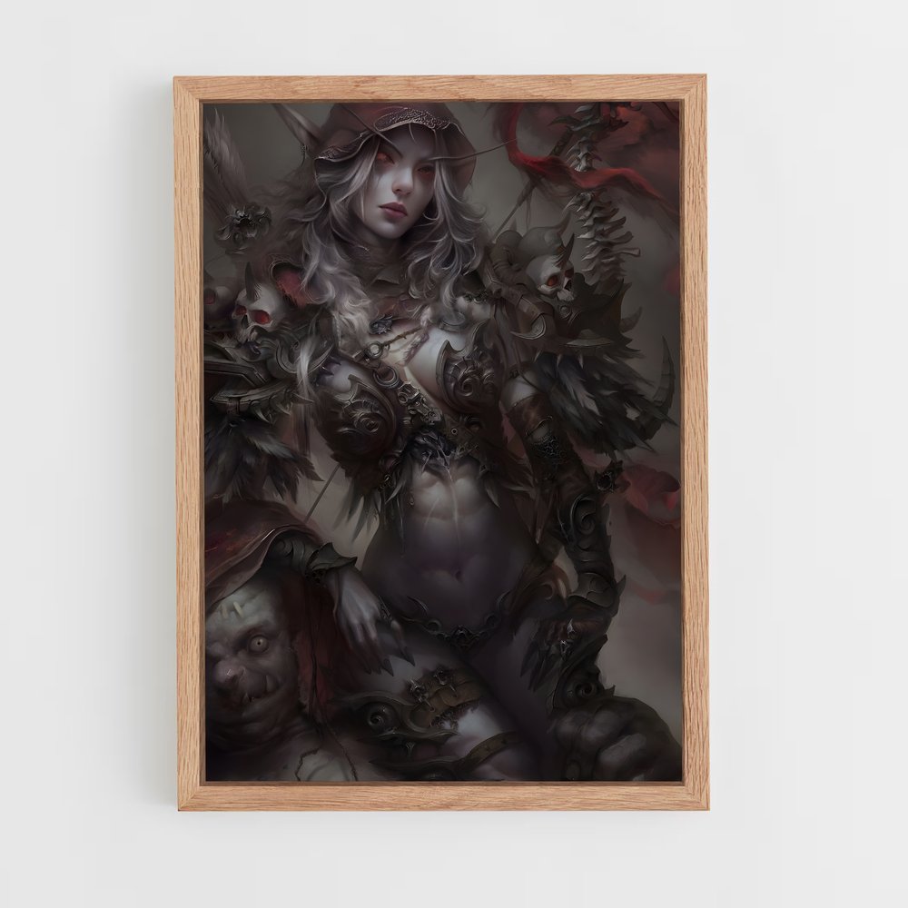 Poster Sylvanas côté – affiche World of Warcraft (vue 4)