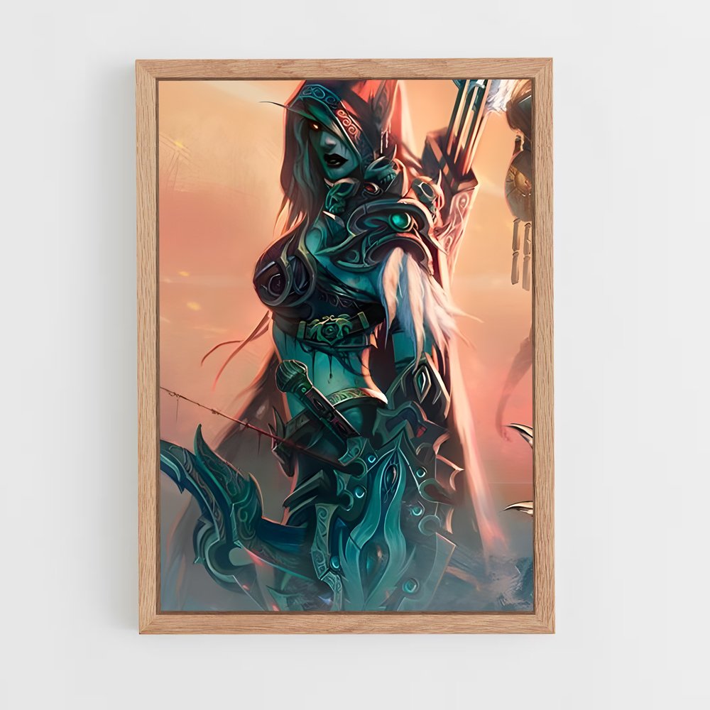Poster Sylvanas, Reine des Ombres – affiche World of Warcraft (vue 4)