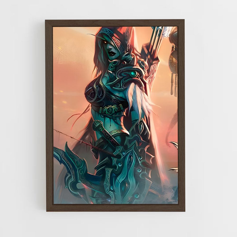 Poster Sylvanas, Reine des Ombres – affiche World of Warcraft (vue 5)