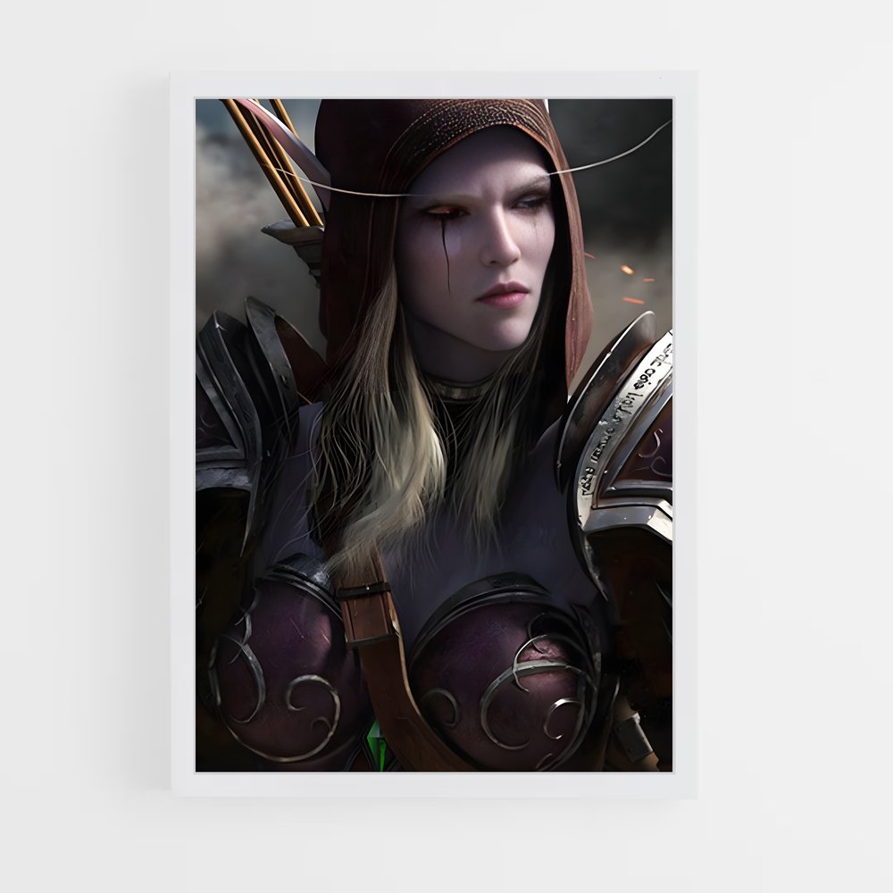 Poster Sylvanas, la Fierté Rouge – affiche World of Warcraft (vue 3)