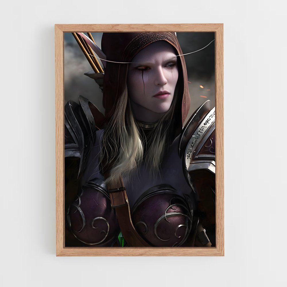 Poster Sylvanas, la Fierté Rouge – affiche World of Warcraft (vue 4)