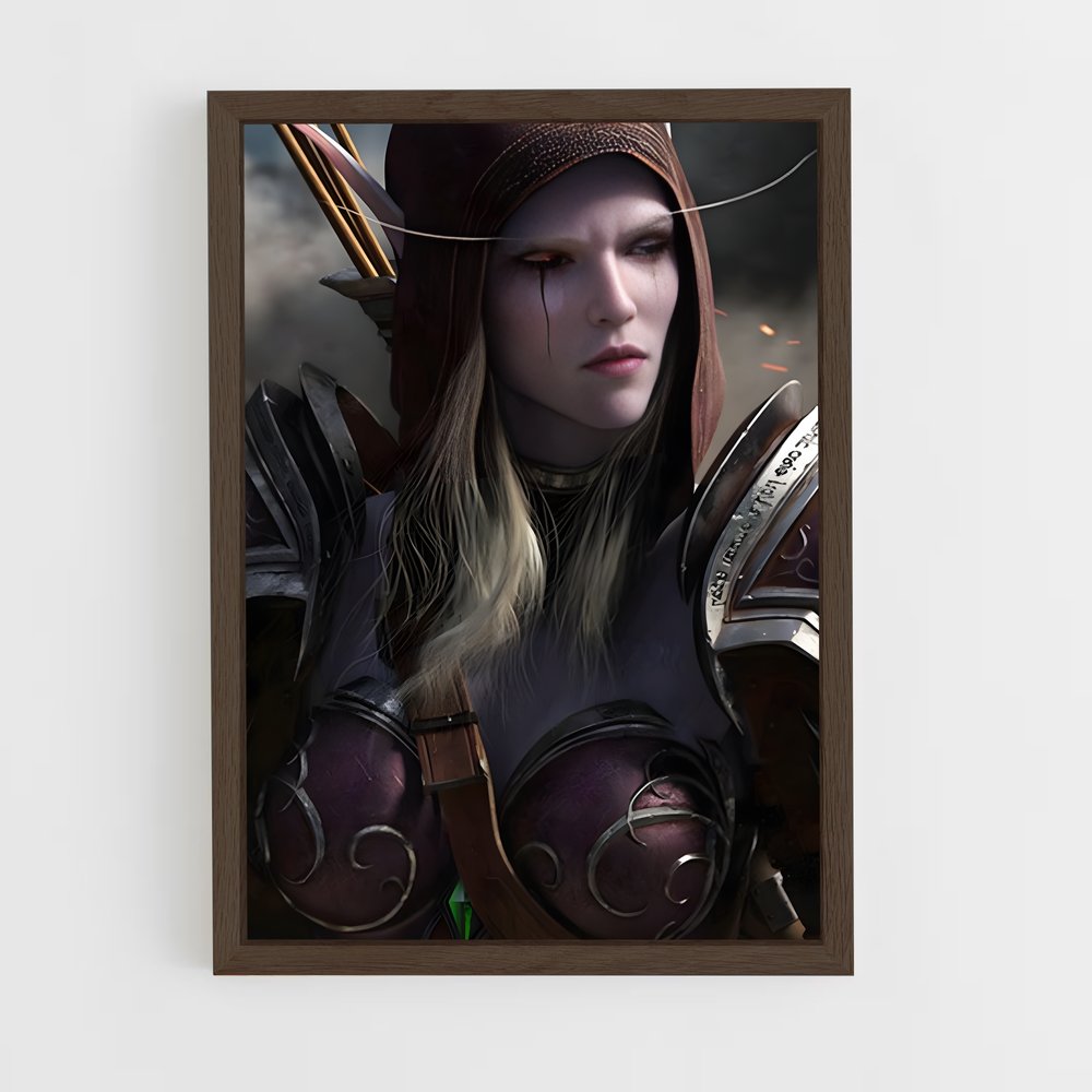 Poster Sylvanas, la Fierté Rouge – affiche World of Warcraft (vue 5)