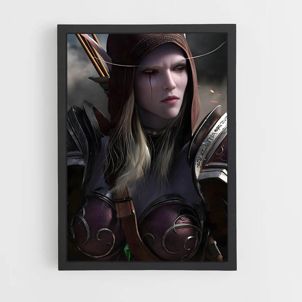 Poster Sylvanas, la Fierté Rouge – affiche World of Warcraft (vue 2)