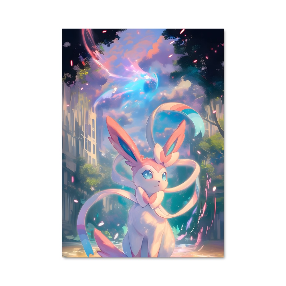 Poster Sylveon Étoilé – affiche Pokemon