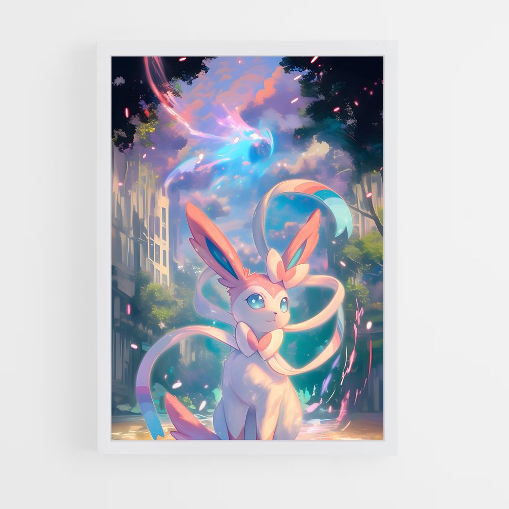 Poster Sylveon Étoilé – affiche Pokemon (vue 3)